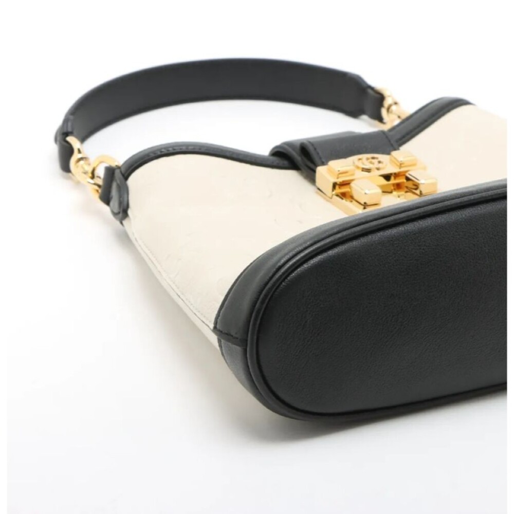 GUCCI GG Up Leather Panda color Shoulder Handbag almost brand new - Picture 11 of 16